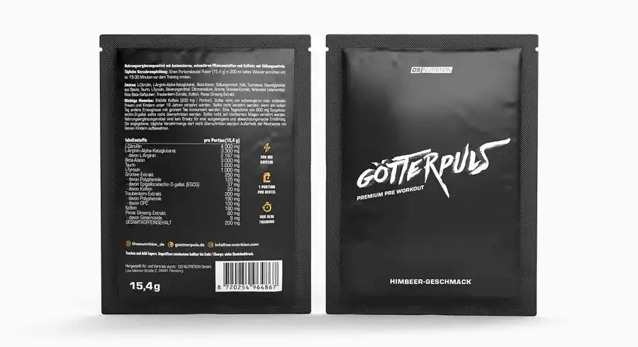 OS Nutrition Götterpuls Pre Workout Booster 15,4g Probe