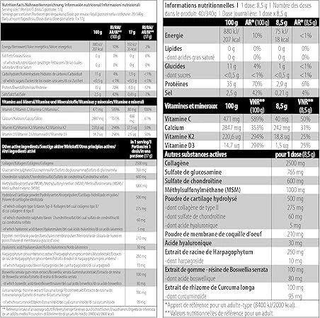 BioTech USA - ARTHRO FORTE Gelenknährstoff 340g - Supplement Support