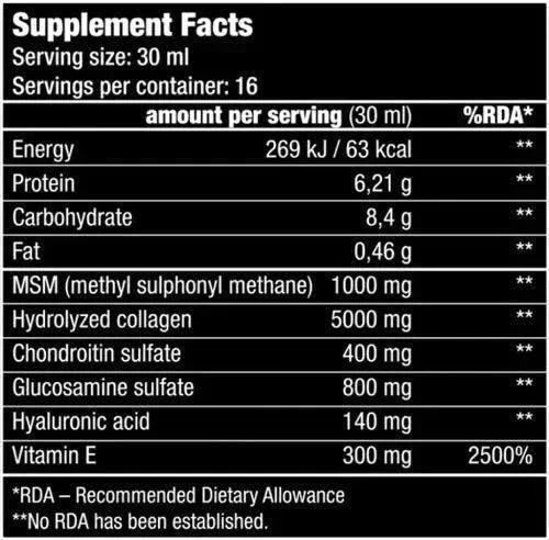 BioTech USA - ARTHRO Forte LIQUID Orange 500ml - Supplement Support