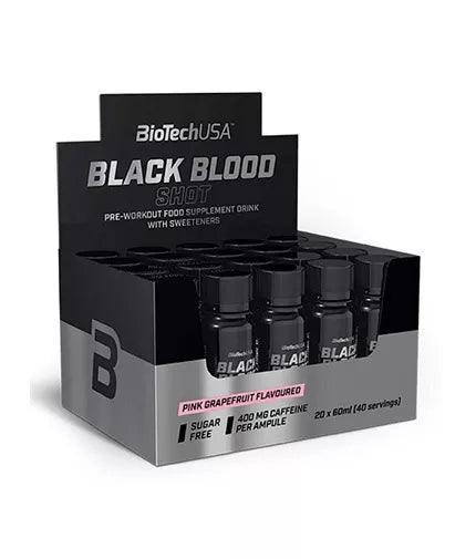 BioTech USA Black Blood Pre Workout Shot 20x60ml - Supplement-Support.com