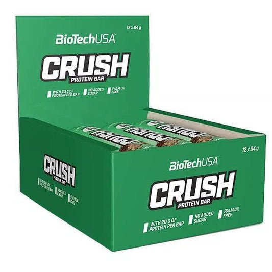 BioTech USA Crush Protein Bar 12x64g - Supplement Support