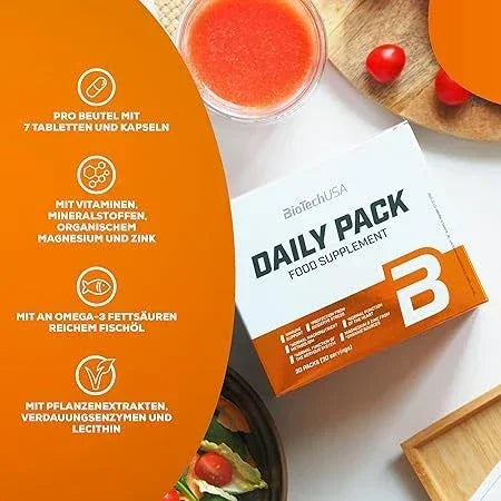 BioTech USA Daily Pack 30 Tagesportionen - Supplement-Support.com