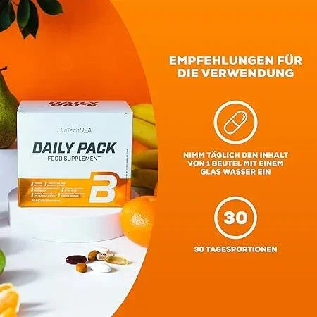 BioTech USA Daily Pack 30 Tagesportionen - Supplement-Support.com