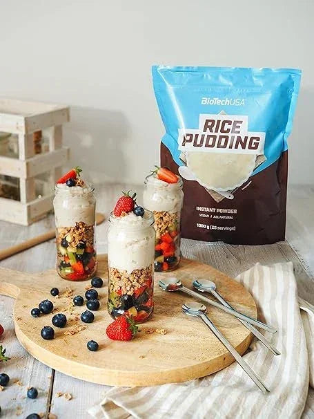BIOTECH USA INSTANT RICE PUDDING l 1000g Tüte - Supplement-Support.com