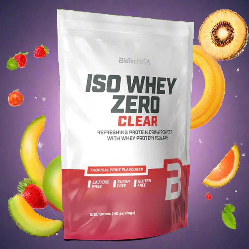 BioTech USA Iso Whey Zero Clear Protein Pulver 1000g - Supplement Support