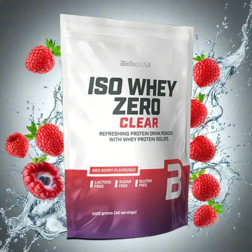 BioTech USA Iso Whey Zero Clear Protein Pulver 1000g - Supplement Support