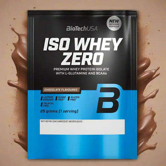 BioTech USA Iso Whey Zero Protein Pulver 25g Probe - Supplement-Support.com