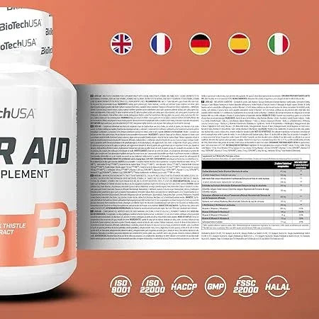 BioTech USA Liver Aid Leber Support 60Tab. - Supplement-Support.com
