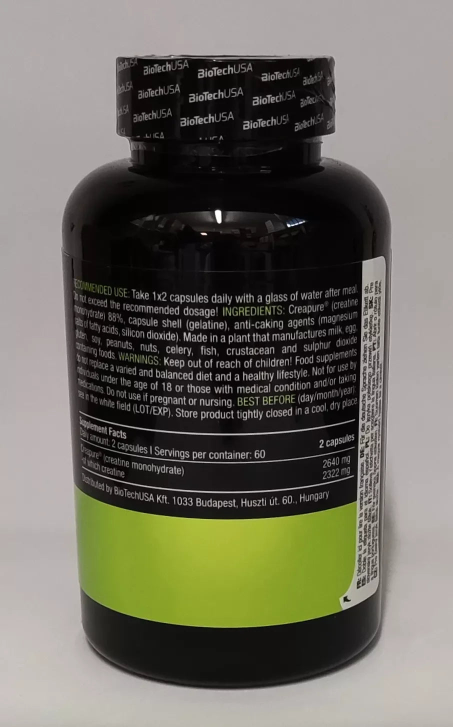 Biotech USA Mega Creatine 120 Megakapseln - Supplement Support