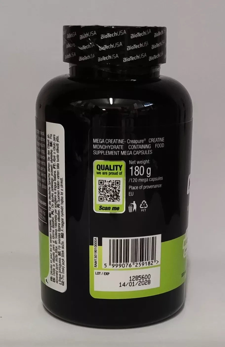 Biotech USA Mega Creatine 120 Megakapseln - Supplement-Support.com