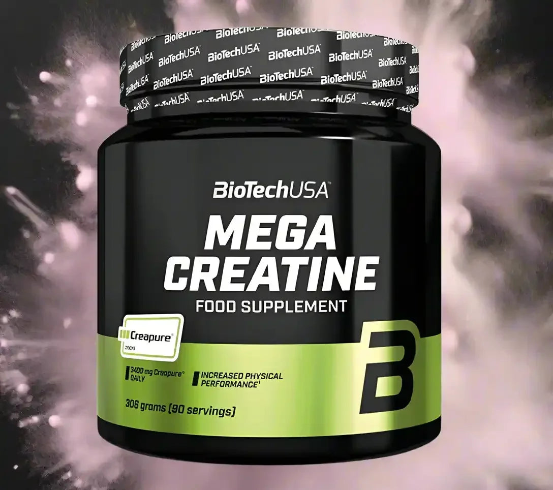 BioTech USA Mega Creatine – Creapure, 306 g - Supplement-Support.com