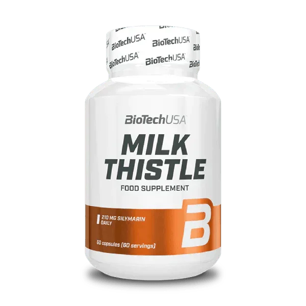 BioTech USA Milk Thistle Leber Support 60 Kapseln - Supplement Support