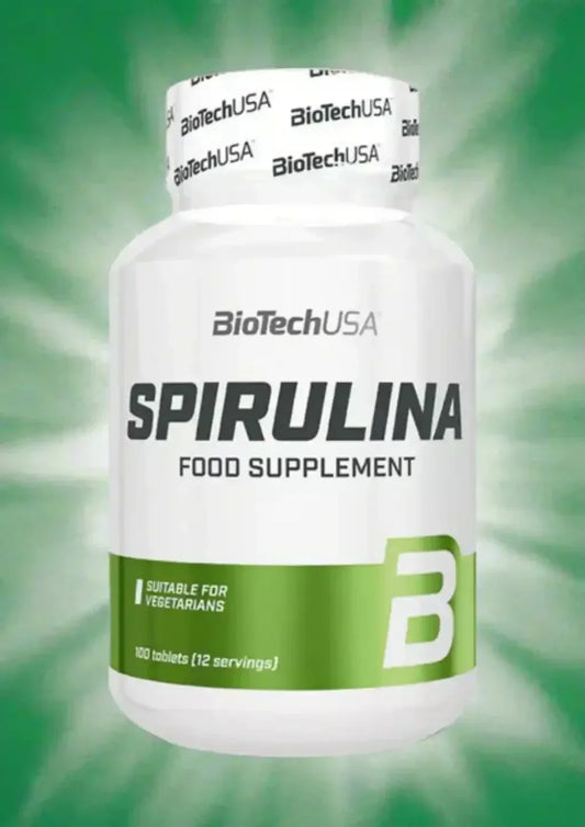 BioTech USA Spirulina, 100 Tabletten - Supplement-Support.com