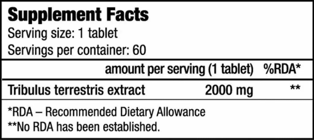 BioTech USA Tribooster 2x120 Tabletten 2000 mg - Supplement-Support.com