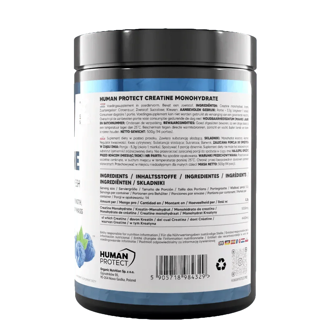 Creatine Monohydrate 500g mit Geschmack - Supplement Support