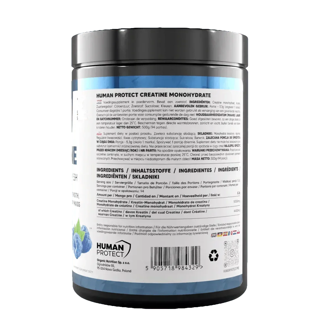 Creatine Monohydrate 500g mit Geschmack - Supplement-Support.com