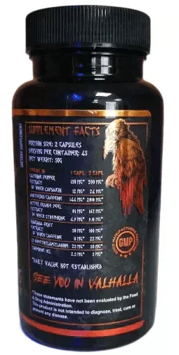 Dark Raven VIKINGS AXE 90 Caps - Supplement-Support.com