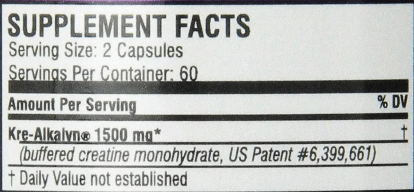 EFX Kre-Alkalyn 120 Kaps. - Supplement Support