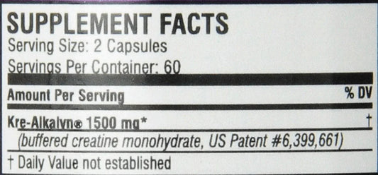 EFX Kre-Alkalyn 120 Kaps. - Supplement Support