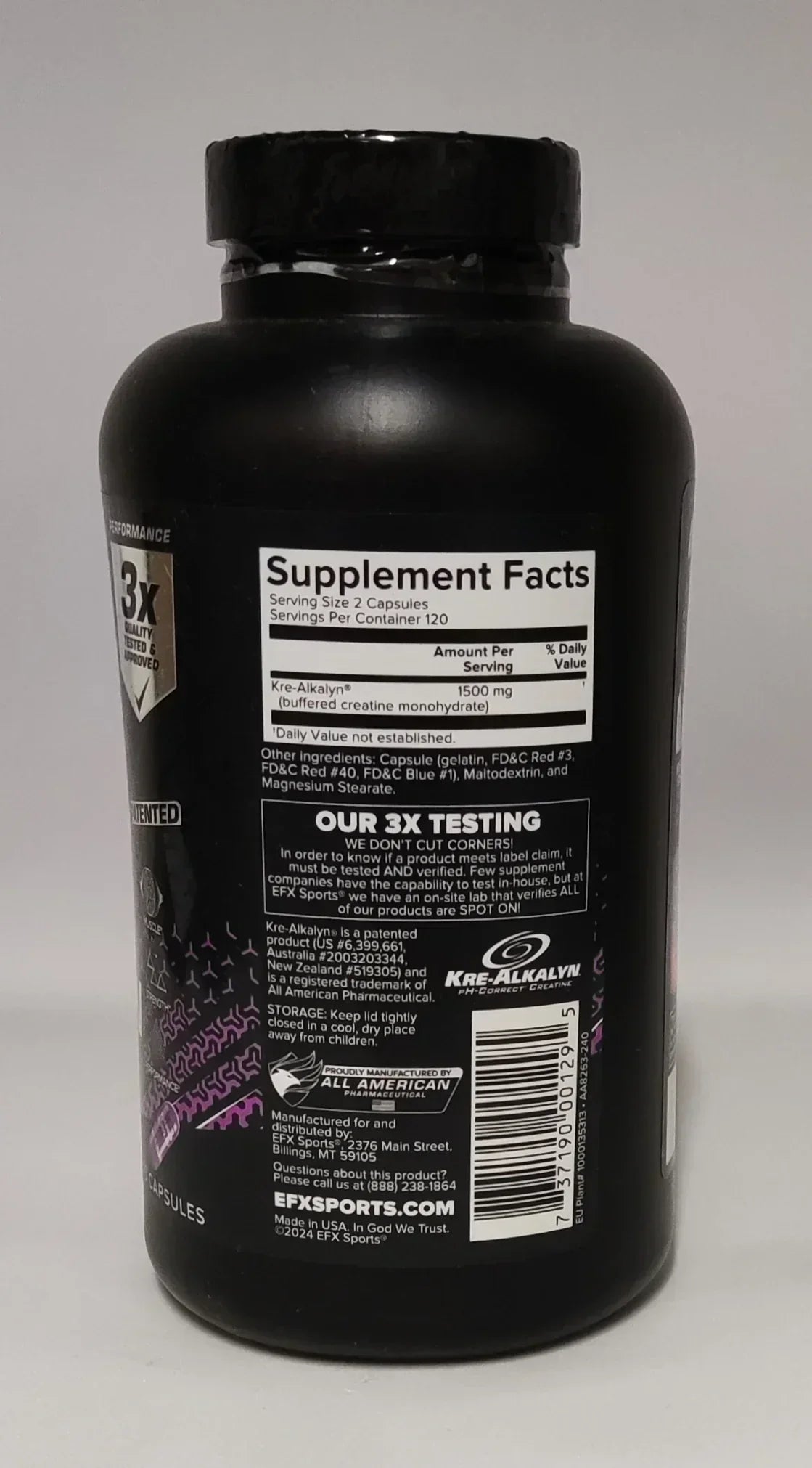 EFX Kre-Alkalyn 240 Kaps. - Supplement-Support.com