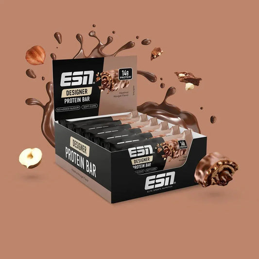 ESN DESIGNER BAR BOX, 12 RIEGEL Á 45G - Supplement-Support.com