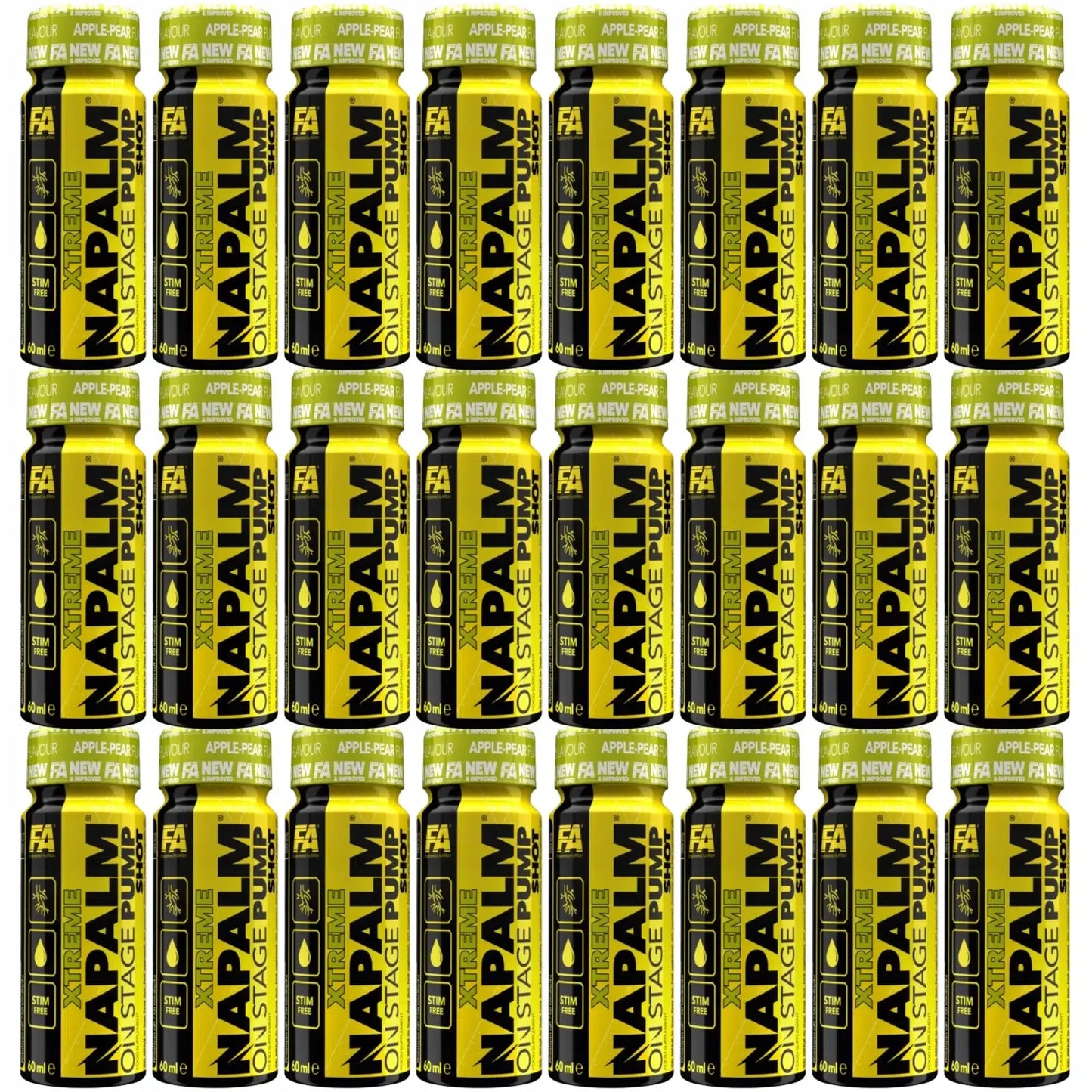 FA® NAPALM ON STAGE PUMP SHOTS 24x60ml - Supplement Support
