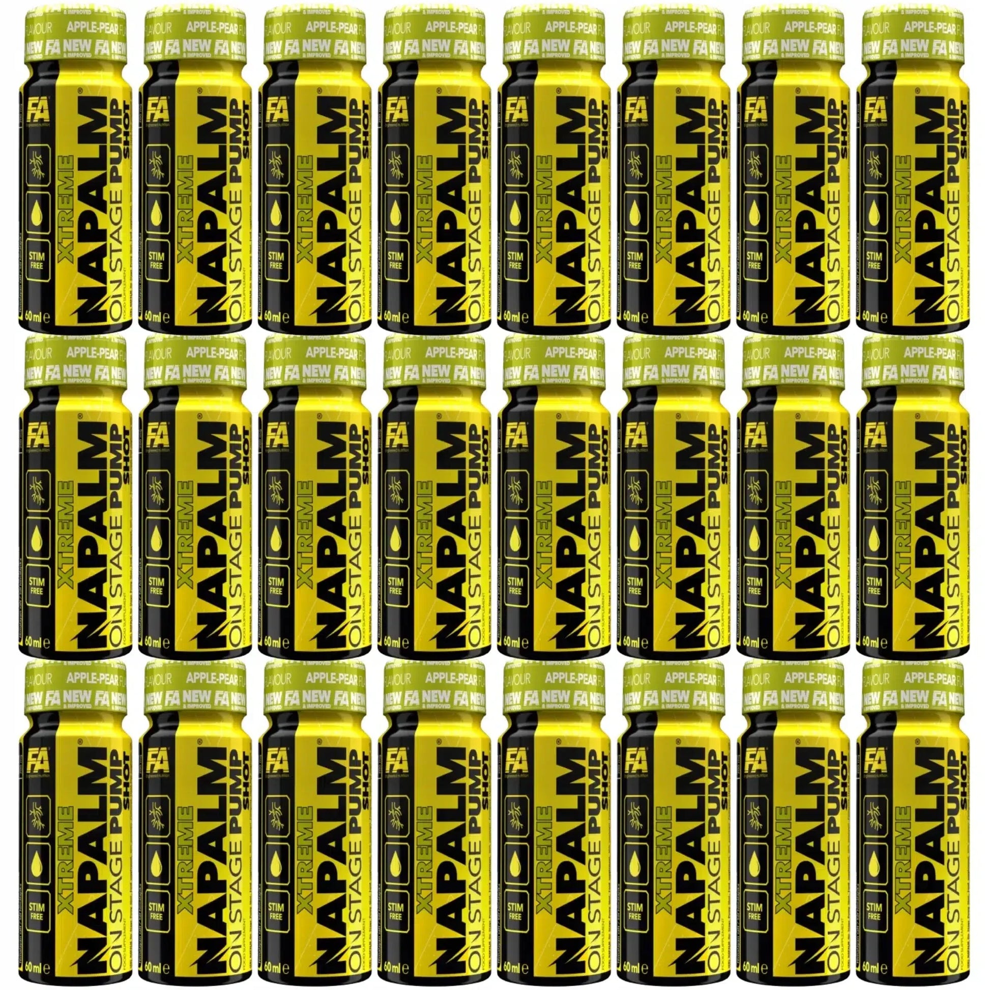 FA® NAPALM ON STAGE PUMP SHOTS 24x60ml - Supplement Support