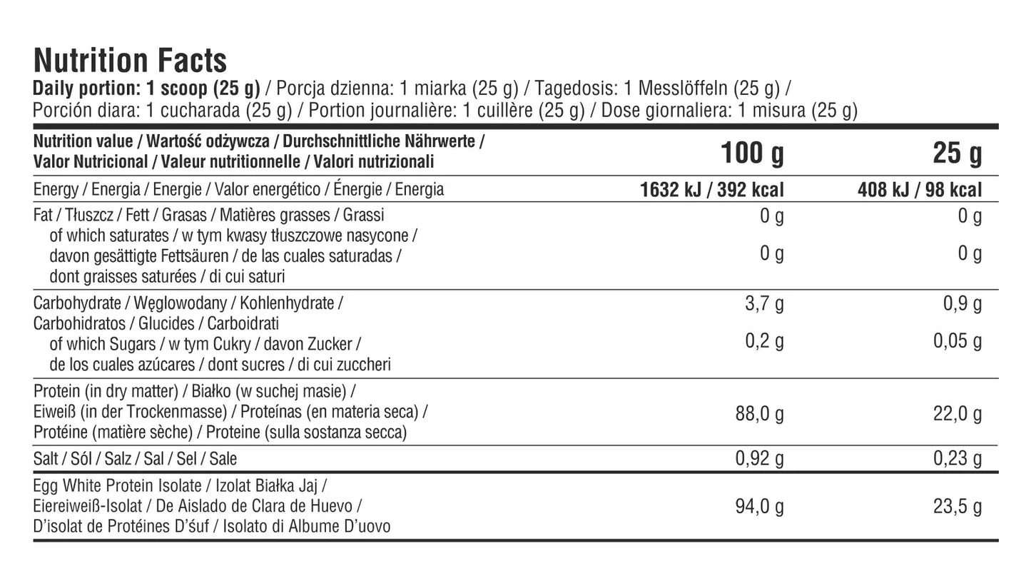 7Nutrition Egg Protein Isolate 500g - Supplement-Support.com
