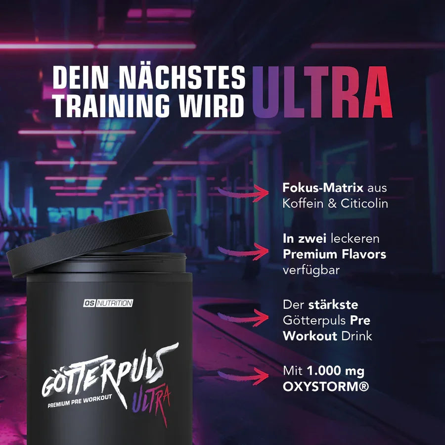 Götterpuls ULTRA - Premium Pre Workout 480g - Supplement Support