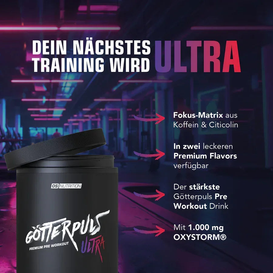 Götterpuls ULTRA - Premium Pre Workout 480g - Supplement-Support.com