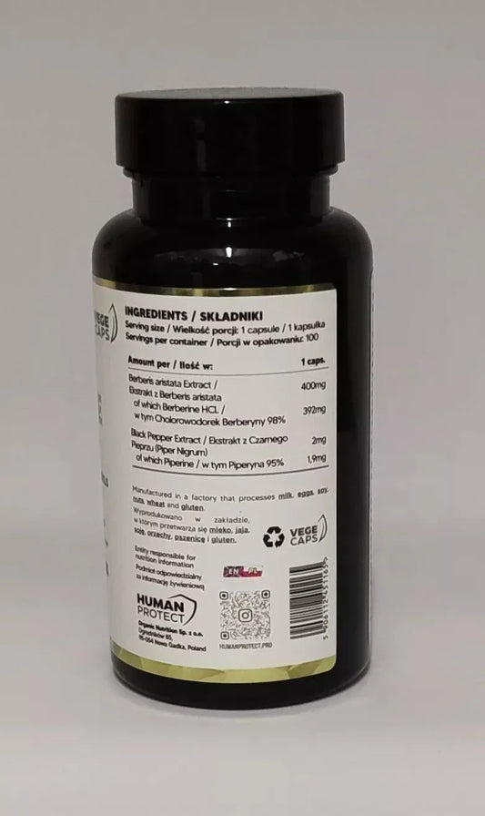 HP Berberine HCL Stack 100 Kapseln 400mg - Supplement-Support.com