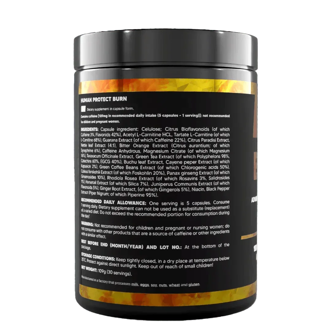 Human Protect BURN Stack - 30 Pak - Supplement-Support.com