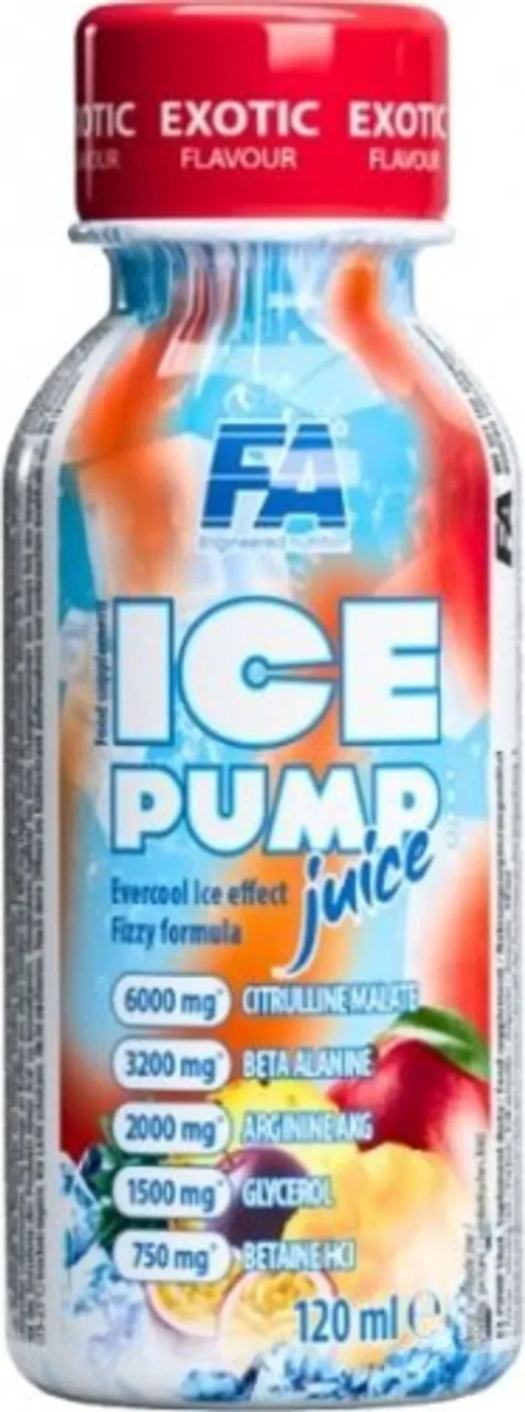 ICE PUMP Shot Pre Workout Booster 120ml - Supplement Support