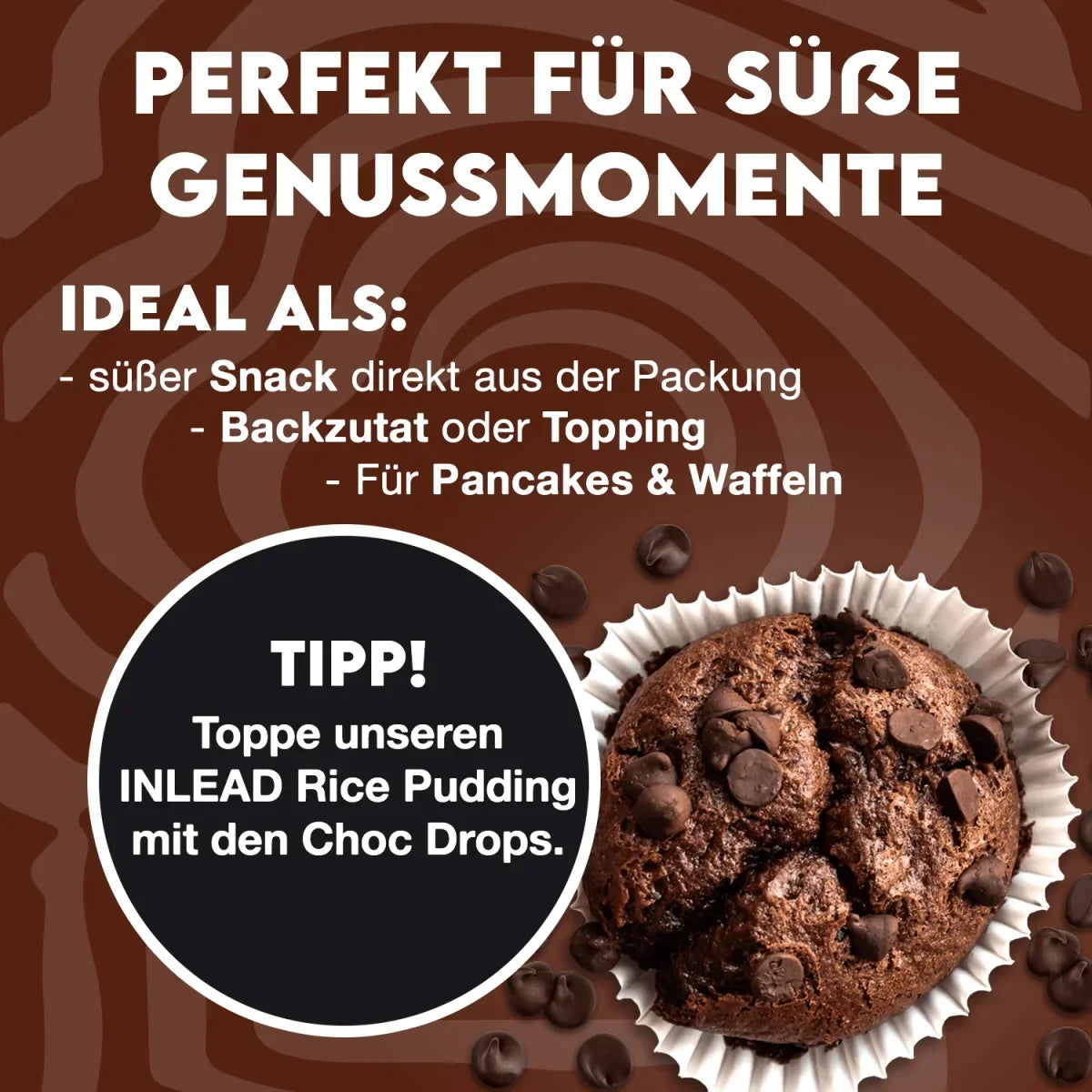 Inlead Choc Drops 150g - Supplement Support