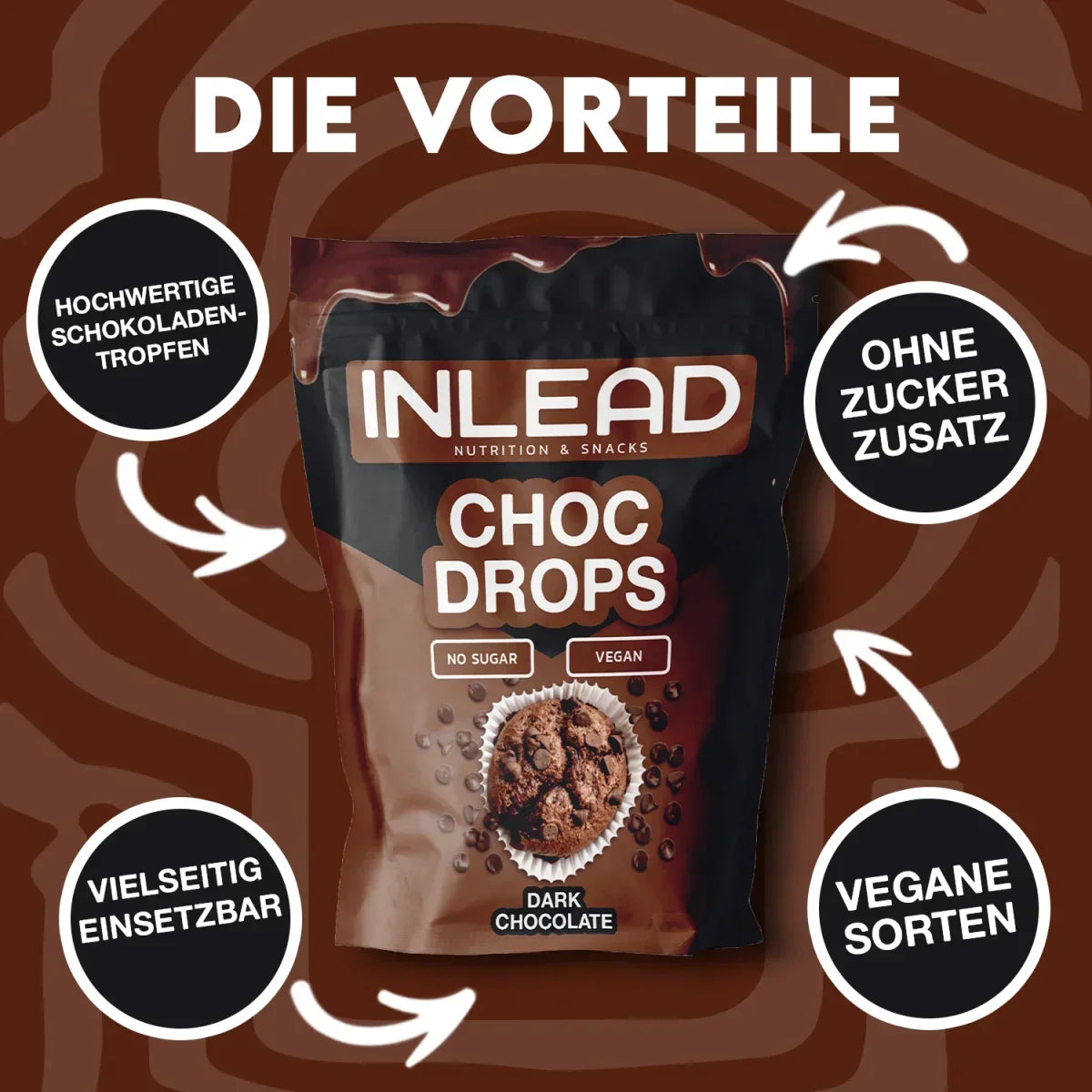 Inlead Choc Drops 150g - Supplement-Support.com