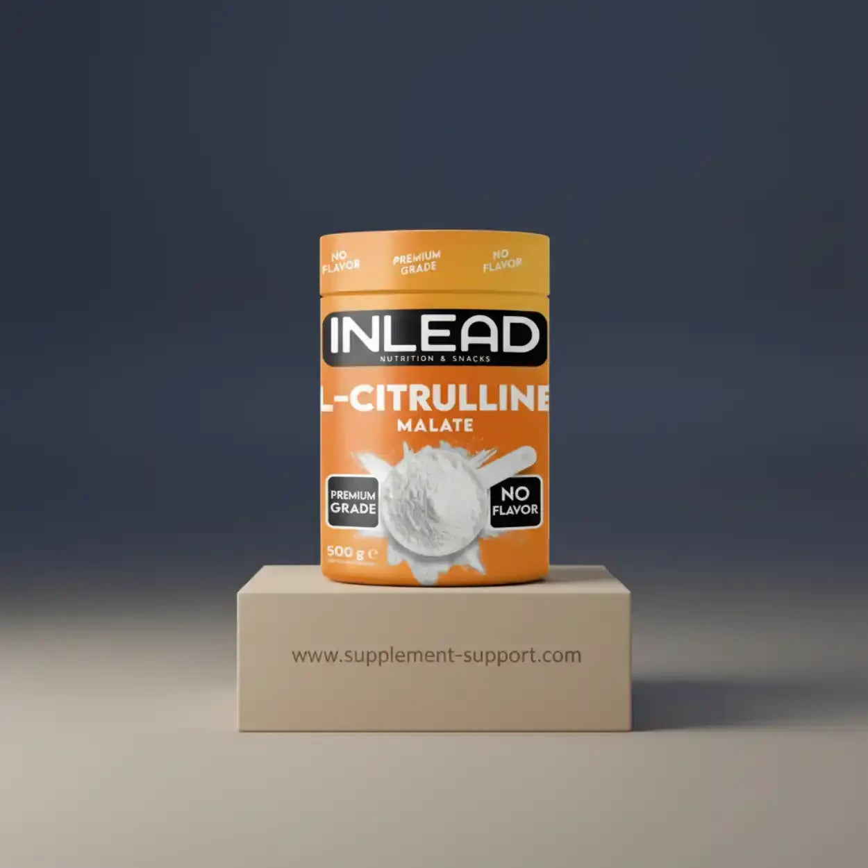 INLEAD L-Citrullin Malat 500g Dose, Sportnahrung Supplement, supplement-support.com