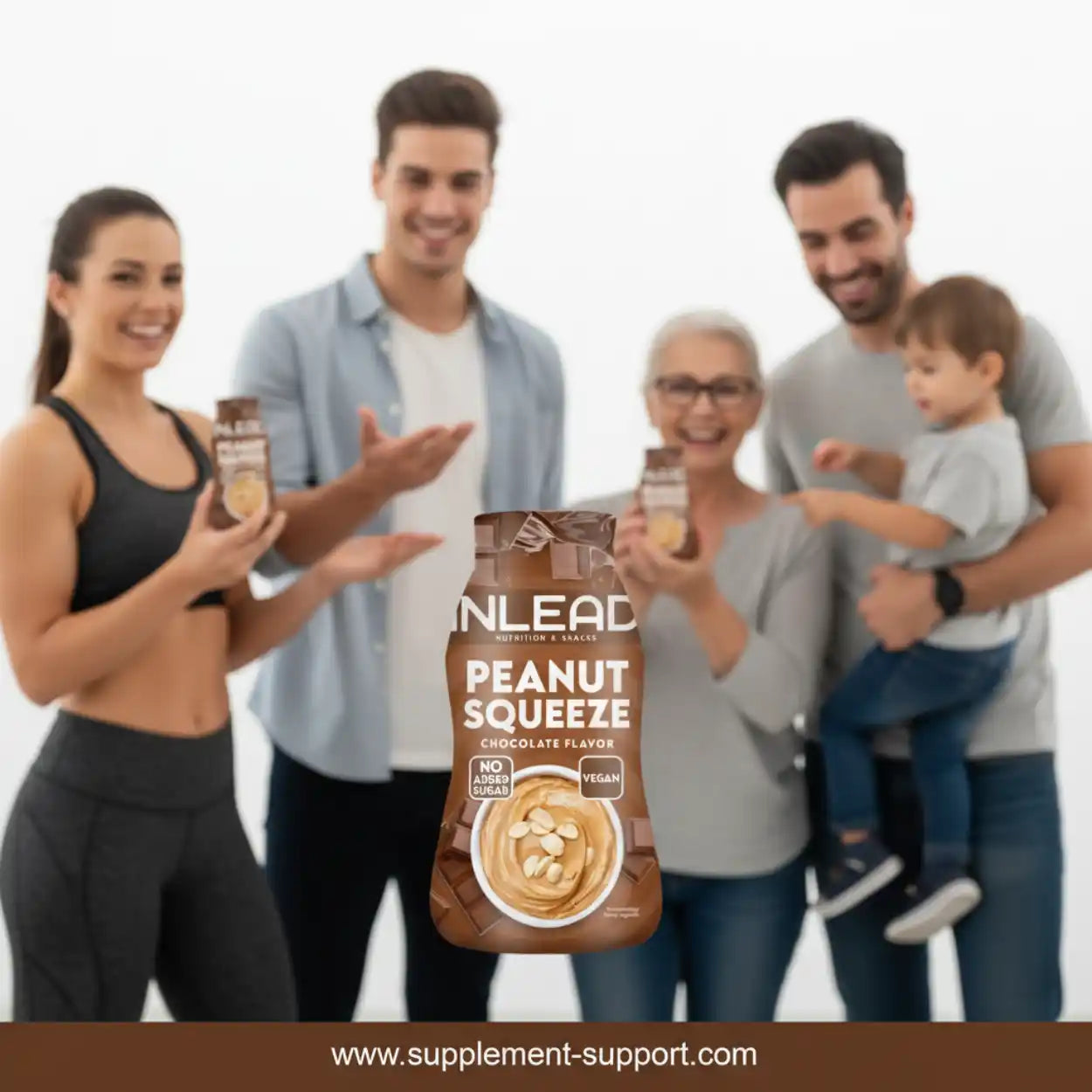 Inlead Peanut Squeeze 520g