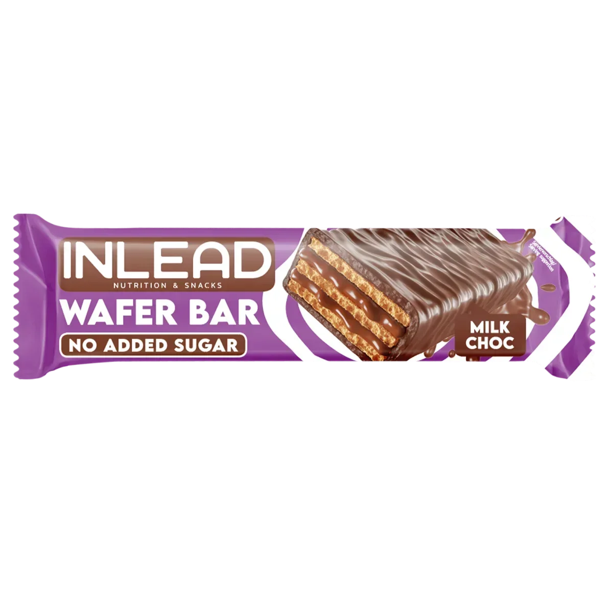 Inlead Wafer Bar 15x45g - Milk Choc - Supplement-Support.com