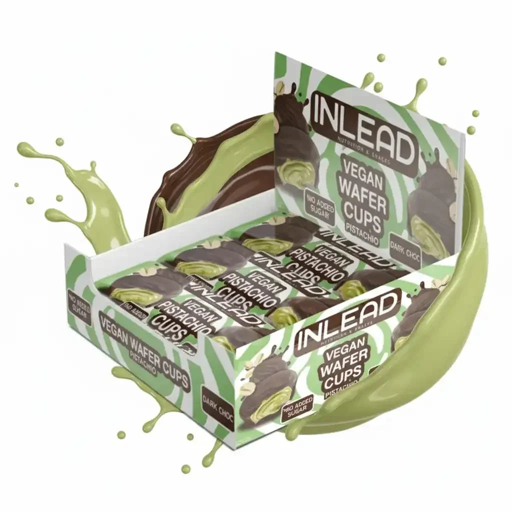Inlead Wafer Cups 50 g Vegan Pistachio Dark Choc