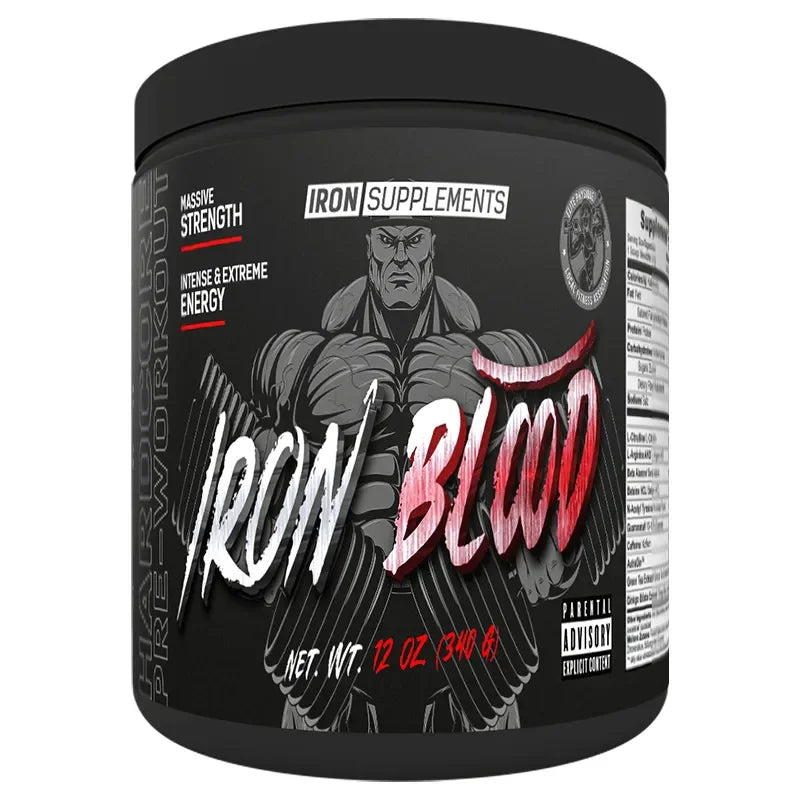 Iron Blood Pre-Workout Booster 340g - Supplement Support