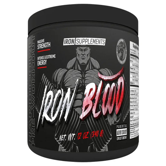 Iron Blood Pre-Workout Booster 340g - Supplement Support