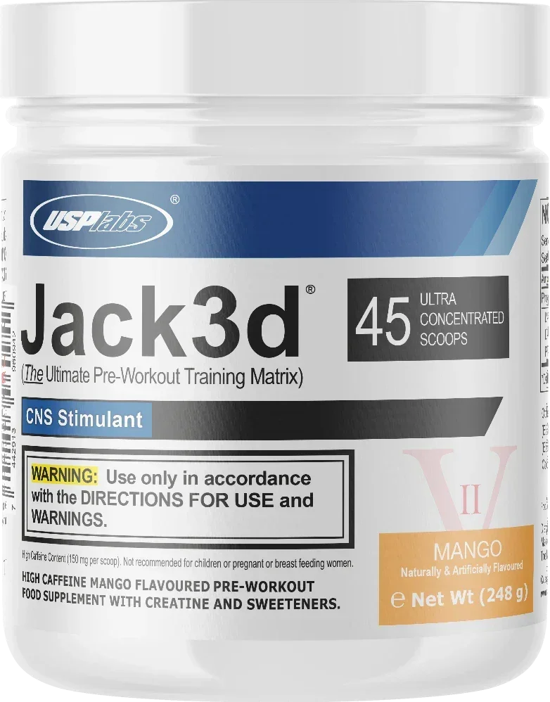 JACK3D ADVANCED Pre Workout Booster 248g - Supplement-Support.com