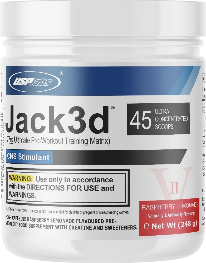 JACK3D ADVANCED Pre Workout Booster 248g - Supplement-Support.com