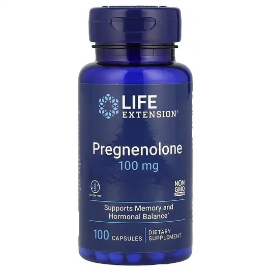Life Extension - Pregnenolone 100 Kapseln 100mg - Supplement-Support.com