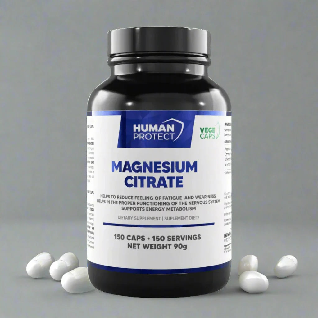 Magnesium Citrat 150 caps. 500mg - Supplement Support