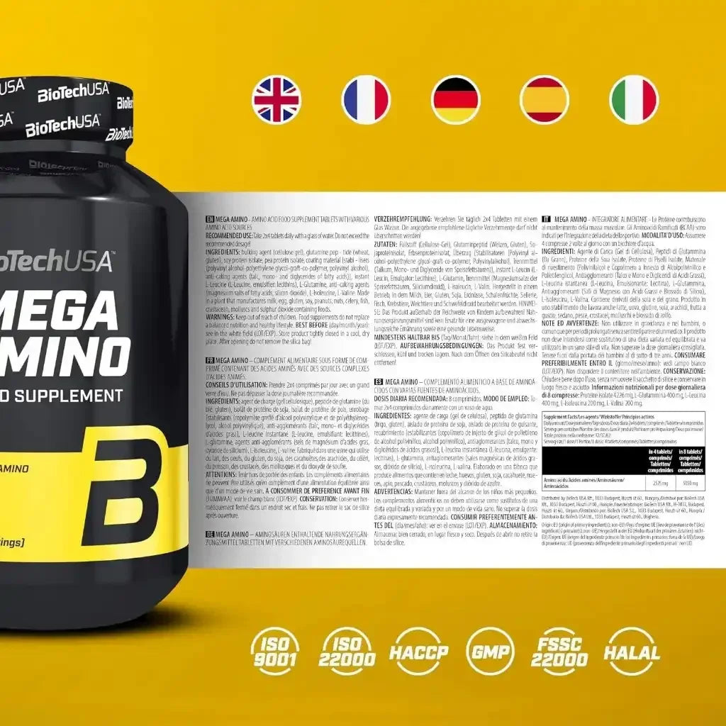 MEGA Amino Tabs - 300 Tab - Supplement Support
