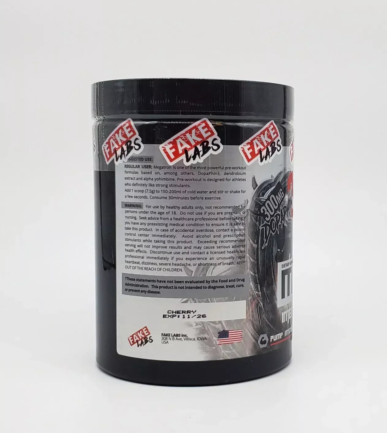 MEGATRON US Pre Workout Booster 263g - Supplement-Support.com