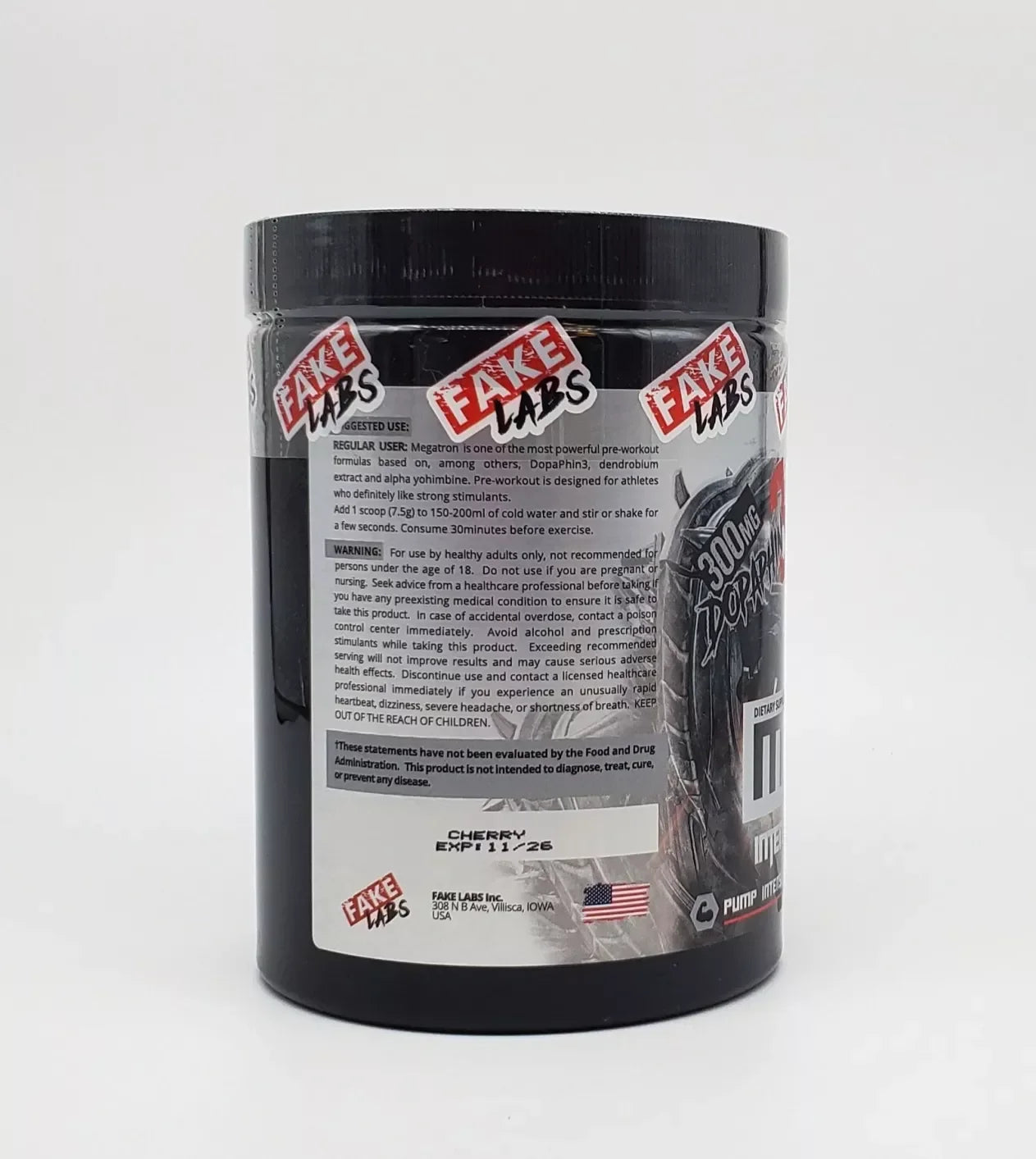 MEGATRON US Pre Workout Booster 263g