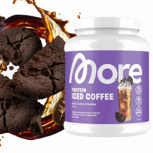 MORE PROTEIN ICED COFFEE, 500G - Supplement Support
