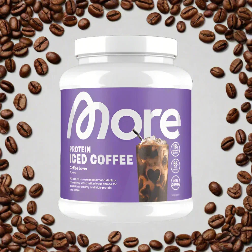 MORE PROTEIN ICED COFFEE, 500G - Supplement-Support.com